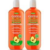 Cantu Avocado Hydrating Silicone-Free Conditioner with Pure Shea Butter, 13.5 oz (Pack of 2)
