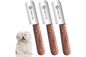 Professional Stripping Knife, Right handed, 3 inch blade (Stainless Steel) (3 Piece Pack, Rosewood)