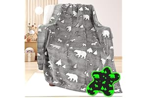 UOFON Bear Gifts Toys for Kids Boys Baby-Glow in The Dark Blanket Bear Presents for Birthday Christmas Halloween Valentine's Day Easter Age 12 3 4 5 6 7 8 9 10 Years Old Toddler
