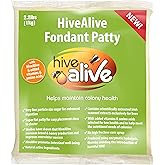HIVE ALIVE Fondant Bee Food Supplement – Easy to Use Feed Enhancer Prevents Starvation During Overwintering – Only Fondant Proven to Increase Bee Gut Health and Boost Production-Single
