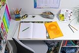 HERMA A4 Clear Exercise Book Cover Orange 7494 PVC Free Plastic view 3