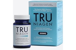 TRU NIAGEN NAD+ Supplement More Efficient Than NMN, Niacinamide, Niacin. Nicotinamide Riboside Vitamin B3 for Cellular Health