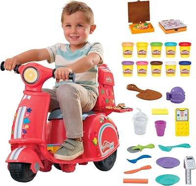 Play-Doh Pizza Delivery Scooter Playset Non-Toxic Modelling Compound