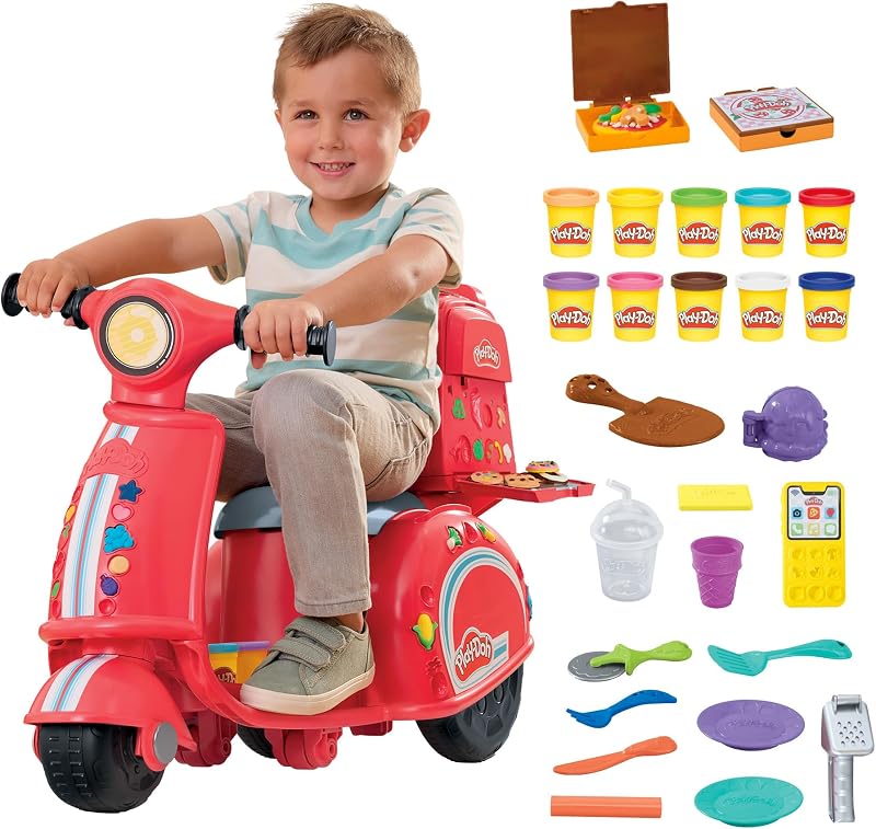 Play-Doh Pizza Delivery Scooter Playset Non-Toxic Modelling Compound