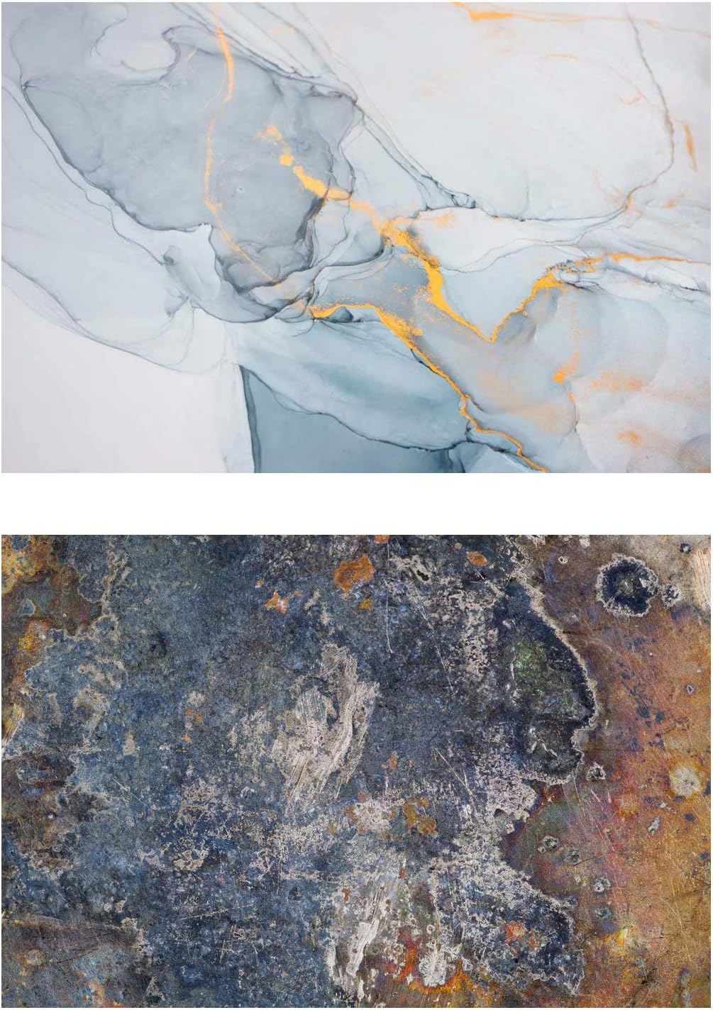 AOSTO 33"x22"(83x55cm) 2 in 1 Ins Pictures Background - Great for Manicure Cosmetics Food Photos Photography - Waterproof Thick Paper Backdrop Abstract Texture - FUSDP-72