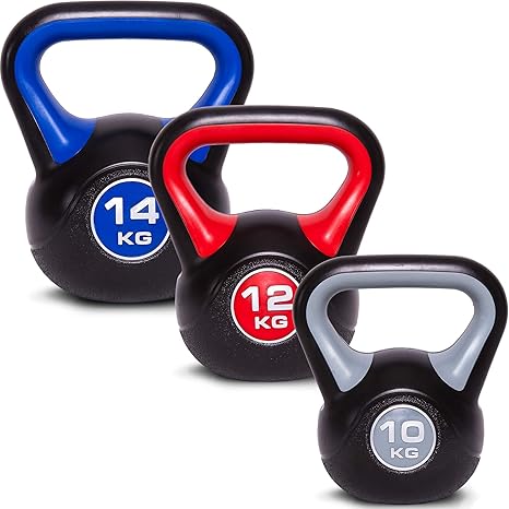 C.P.Sports Kettlebell Kugelhantel Vinyl Handgewicht Gymnastik, Kettle Bell, Kettlebells, Schwunghantel 2kg 3kg 4kg 5kg 6kg 8k