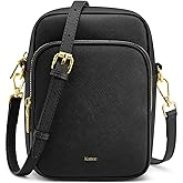 Kattee Leather Crossbody Bags for Women, Small Genuine Leather Purses and Handbags, Shoulder Cross Body Bag for Woman