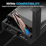 Sabrent DS-UFNC NVMe SSD Enclosure Docking Station M.2 2.5 3.5 Inch HDD Cloning view 3