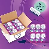 Lil-Lets Non-Applicator Super Plus Extra Tampons 84 (6x14) Plant-Based view 2