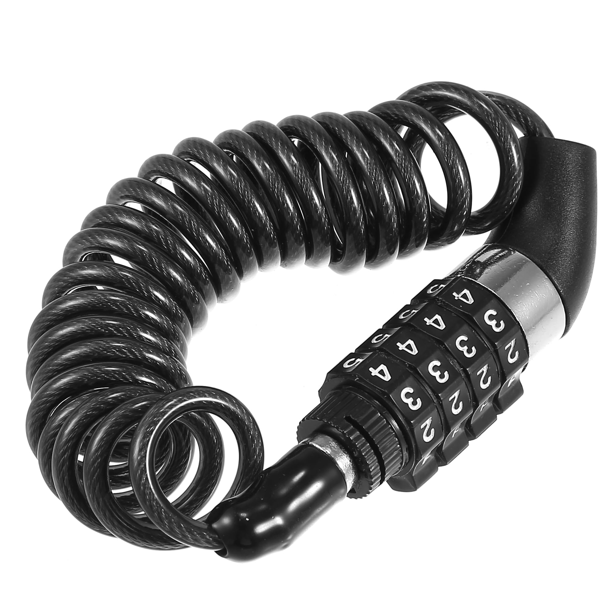 X AUTOHAUX Bike Cable Lock Portable 4 Digit Resettable Combination Cable Locks