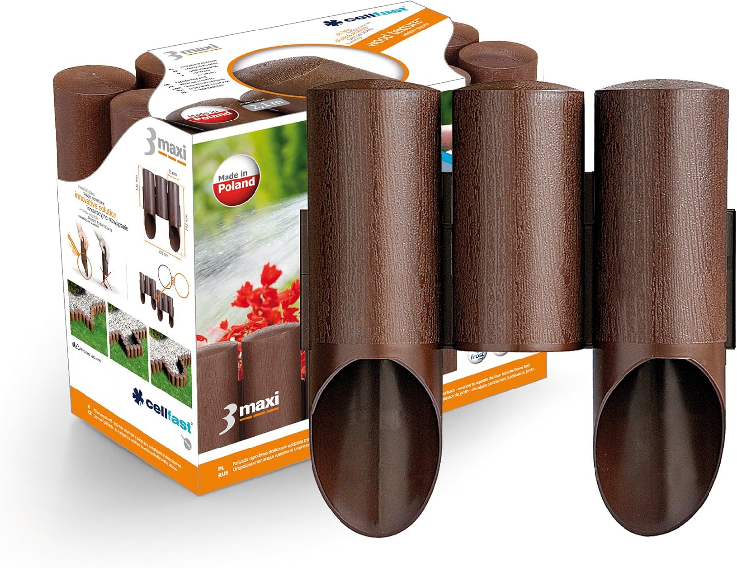 Cellfast Gartenpalisade MAXI 2,1m, 34-011