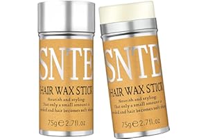 Samnyte Hair Wax Stick, 2PCS Wax Stick for Hair Slick Stick, Hair Wax Stick for Flyaways Hair Gel Stick Non-greasy Styling Cream for Fly Away & Frizz Hair