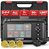 Launch CRP129HD Heavy Duty Truck Scanner with DPF Regen &amp; 7+ Resets | Full-system Diesel Scanner Diagnostic Tool for Cummins, Detroit, Paccar with Remote Support and 2 Years of Free Updates