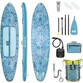 XL Ultra&trade; 3.0 Inflatable Paddle Board 11&rsquo;6&rdquo; x 34&rdquo;, Extra Stable SUP for Adults, Kids &amp; Pets, 360 lb Capacity, Lightweight with Pump, Paddle, Backpack &amp; Fins