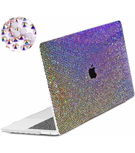 MacBookアクセサリー Apple Colletions Amazon.com: Teazgopx Bling Rhinestone Case Compatible with