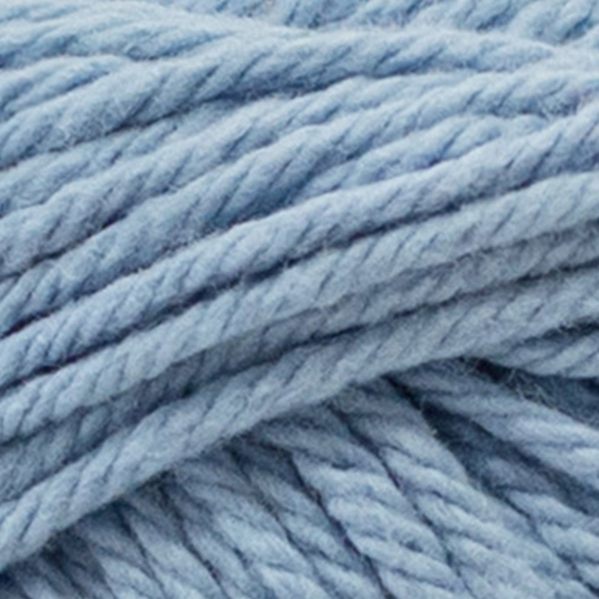 Lily Sugar 'N Cream The Original Solid Yarn, 2.5oz, Medium 4 Gauge, 100% Cotton - Light Blue - Machine Wash & Dry