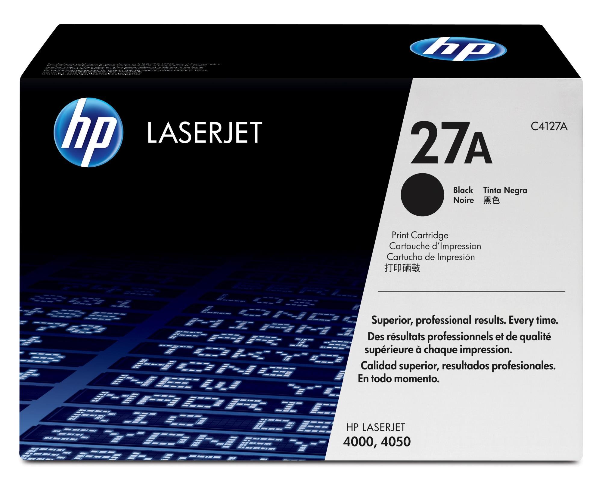 Hp Hewlett Packard laserjet 4000 4050 4000N 4050N 4000tn 4050tn 4000se black laser toner cartridge C4127A 27A