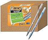 BIC PENS Bulk Pack of 240 Ink Pens, Round Stic Xtra