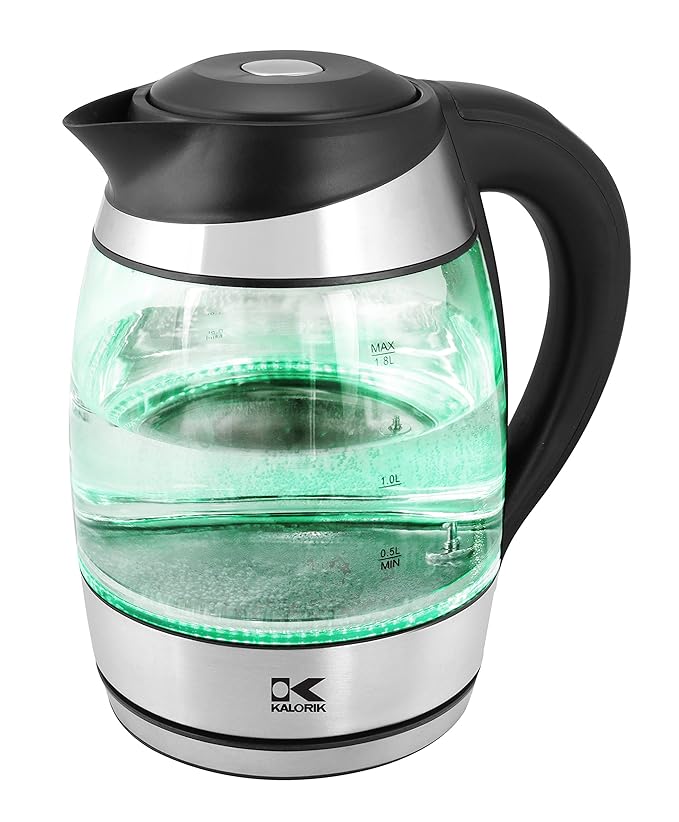 Kalorik JK 42656 BK LED Water Kettle, Black Review
