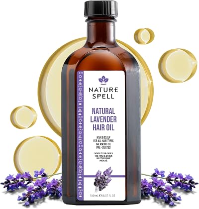 Nature Spell Lavender Oil for Hair & Scalp 150 ml Pre-diluted Vegan