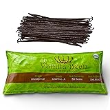 50 Organic Madagascar Vanilla Beans. Whole Grade A