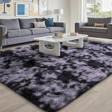 Aspire Homeware Dark Grey Rug 80x150 cm Non Slip Shaggy Thick Pile