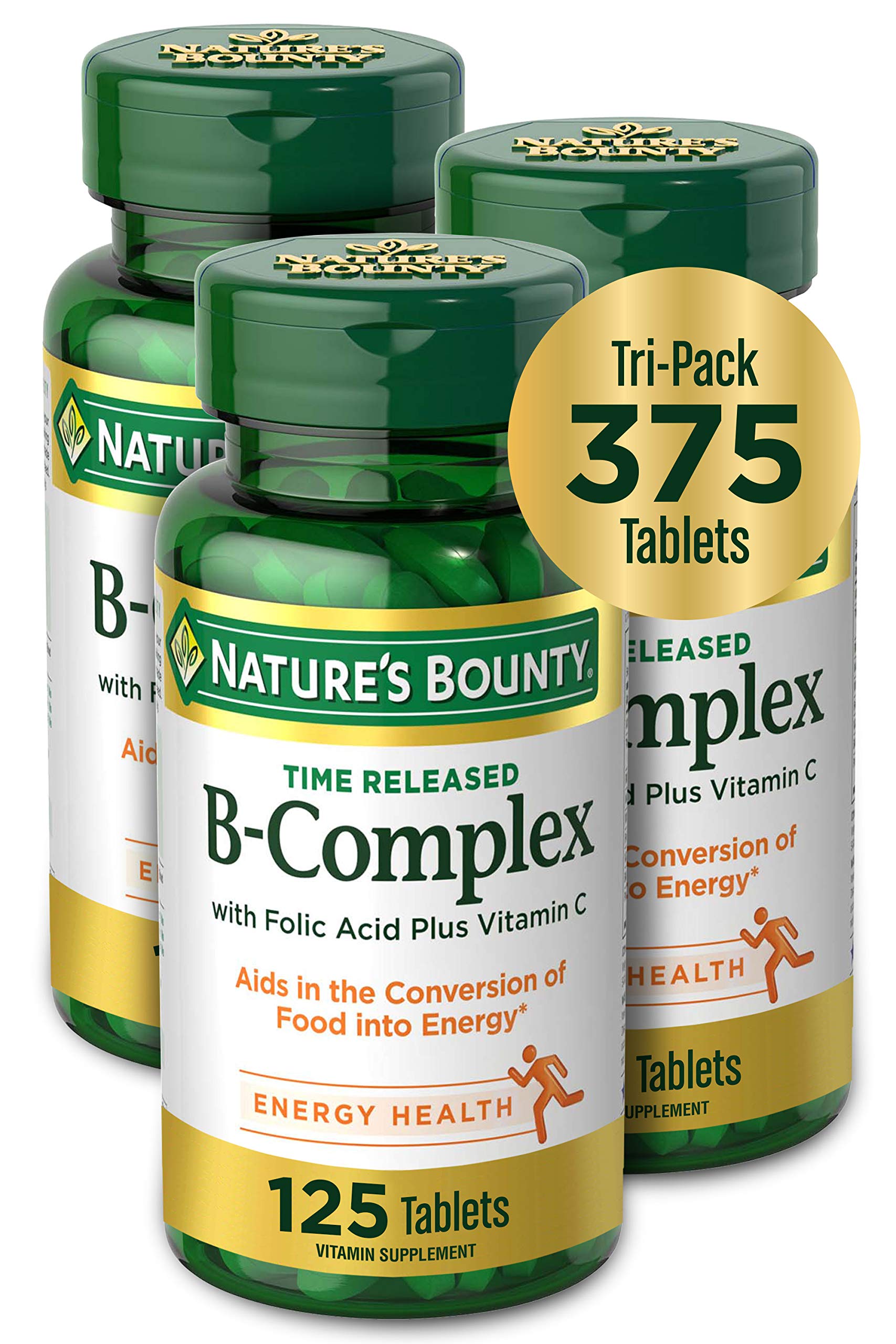 Nature’s Bounty Time Released Vitamin with Folic Acid Plus