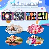 VISATOR Busy Board Montessori Toys Dark Blue for Toddlers Sensory Fine Motor view 2