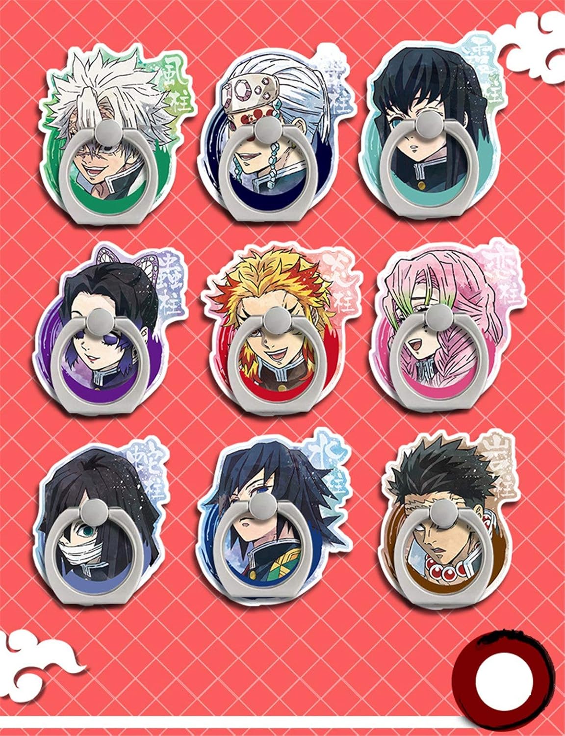 Amazon 鬼滅の刃 スマホリング冨岡義勇 炭治郎 禰豆子 嘴平 伊之助 第五人格 胡蝶 しのぶ 竈門禰豆子 我妻善逸 煉獄 柱 時透無一郎 アニメ 萌えグッズホールドリングキャラクター 薄型 かわいい360 回転 タブレットホールドリング スマートフォン用ホールドリング