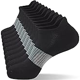 FYTUTESE Ankle Running Socks for Men with Cushion 5 Pack Mens Athletic Cushioned Low Cut Cotton Short Sports Socks