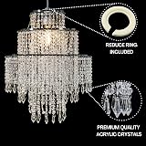 Giggi 3-Tier Clear Chandelier Light Shade 32cm Dia 42cm H view 2