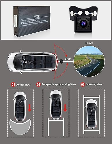 Reverse Camera Birds Eye View Car Camera System ATOTO AC-SC3601