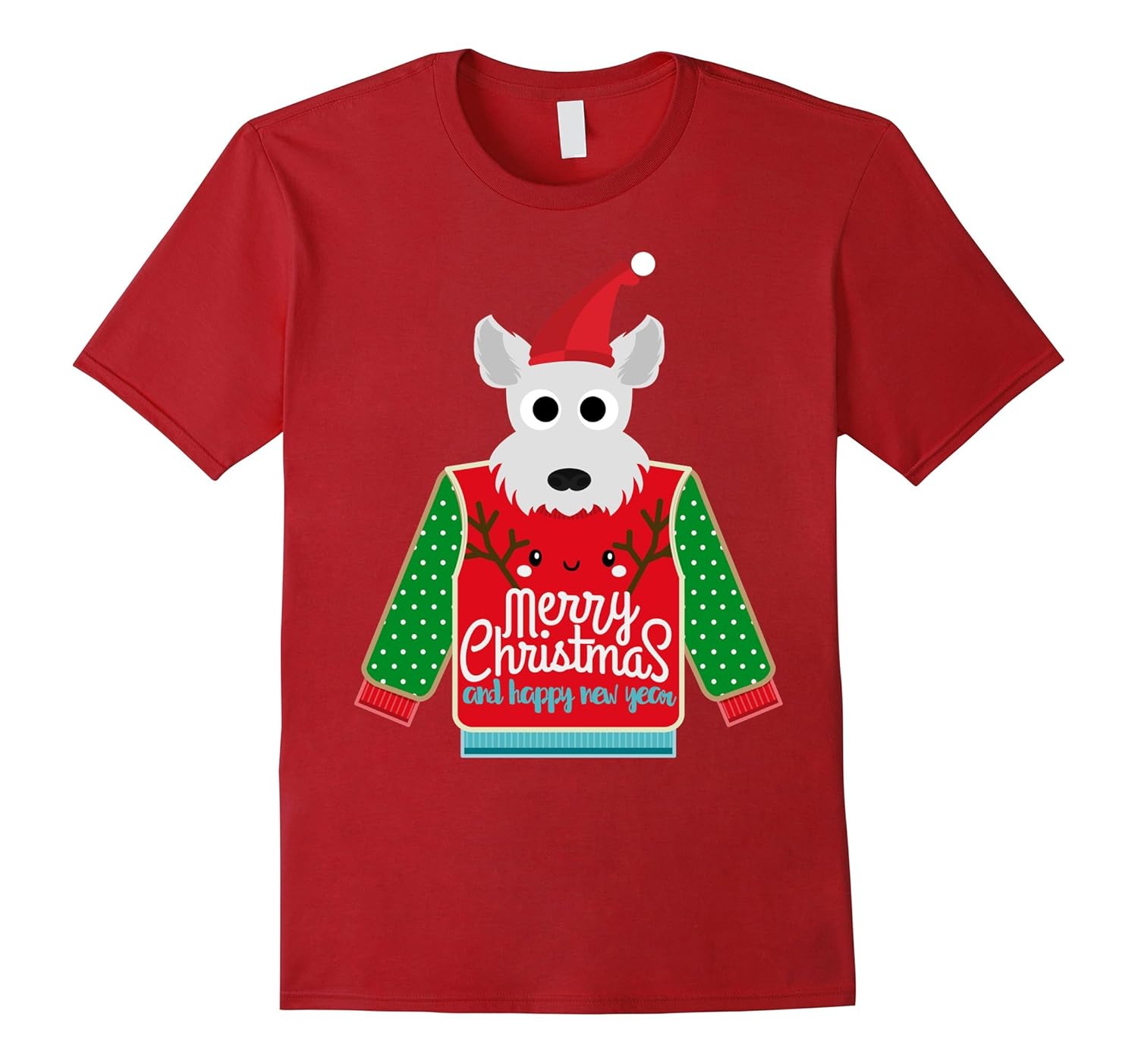 Funny Westie ugly christmas gifts dog lover t shirt-ANZ