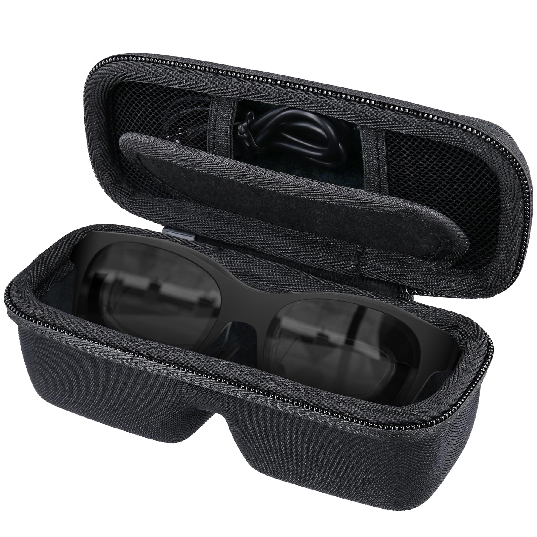 Khanka for XREAL One Pro/XREAL One/XREAL Air 2 pro/XREAL Air 2/ XREAL Air AR Glasses Hard Carrying Case,Protective Storage Cover for Smart Glasses Video Glasses（Case Only）