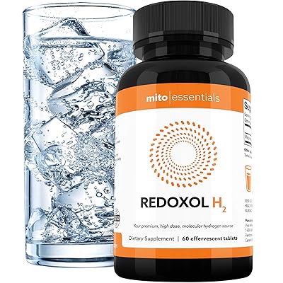 Vätevatten, hög dos, snabb upplösning, tabletter ( 60 portioner ) - Högsta koncentration tillgänglig - Njut av ditt H2-vatten hemma eller på språng - Smart antioxidant, bekämpar inflammation, ökar energi