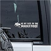 MYMKO On My Way to The Bookstore Decal, Dragon Car Window Decals, 6 Inches UV DTF Tranfer Car Stickers, Weatherproof Car Truck Window Bumper Sticker, Fantasy Car Stickers and Decals for Reading Lover