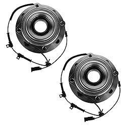 TRQ 2 Piece Front Wheel Bearing & Hub Assembly Set