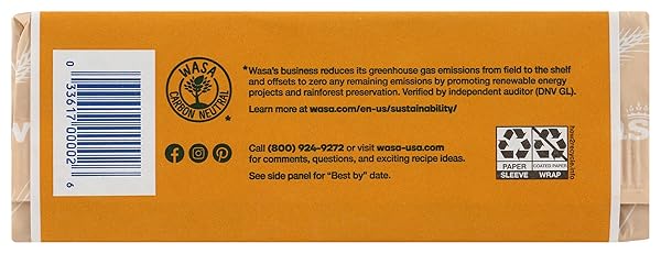 WASA WHOLEGRAIN CRISPBREAD, 9.2 OZ (PACK OF 1)