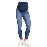 Motherhood Maternity Womens Indigo Blue Secret Fit Belly Skinny Denim Jean Petite and Tall Length