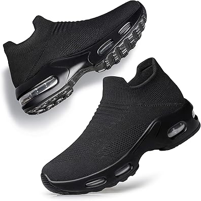 nursing tennis shoes black