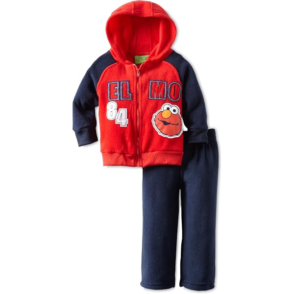 Sesame Street Conjunto De Forro Polar Estampado Elmo