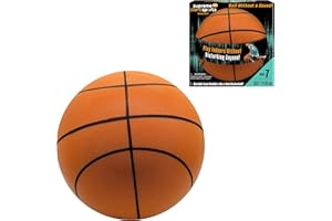 Supreme Silent Sports Basketball | Quiet Indoor Safe Premium Foam Ball for Training, Dribbling & Playing, Gift for 3+, Boys & Girls, Never Shrunken or Inflated (1 Pack)