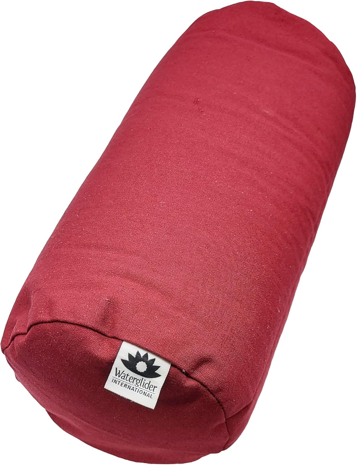 Waterglider International Buckwheat Cylinder Neck Pillow (Burgundy