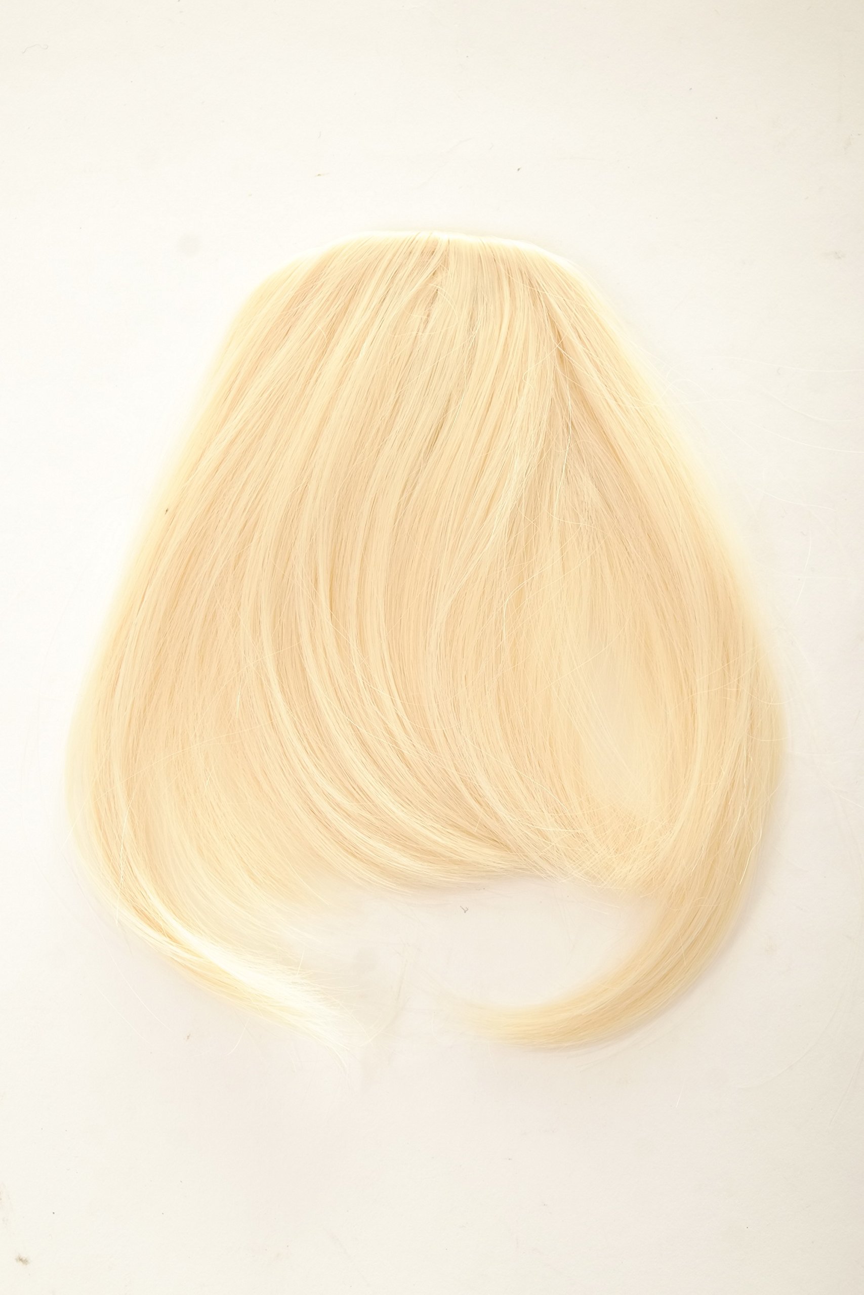 WIG ME UP - YZF-W1030-613 Hair Piece Clip-in Bangs Fringe long framing strands for perfect natural fit heat resistant fiber styleable platinum blond