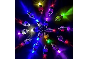 AOGIST 40PCS Mixed Colors Mini Paper Lantern Lights,Waterproof Balloon Lights Battery Powered Party Lights for Graduation Party Birthday Party Wedding Halloween Christmas Decoration