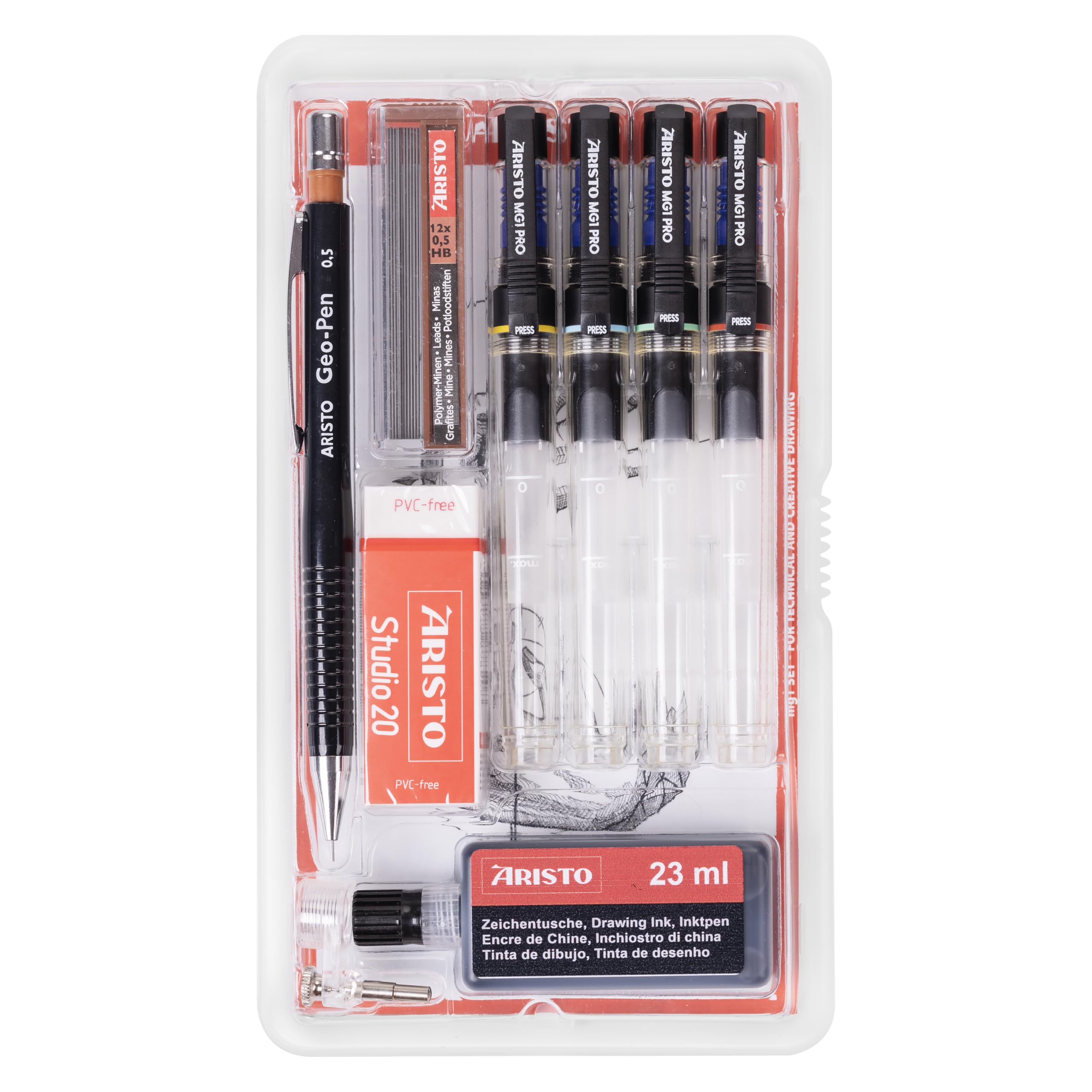 Aristo AH64152 MG1 Ink Pen Studio Set