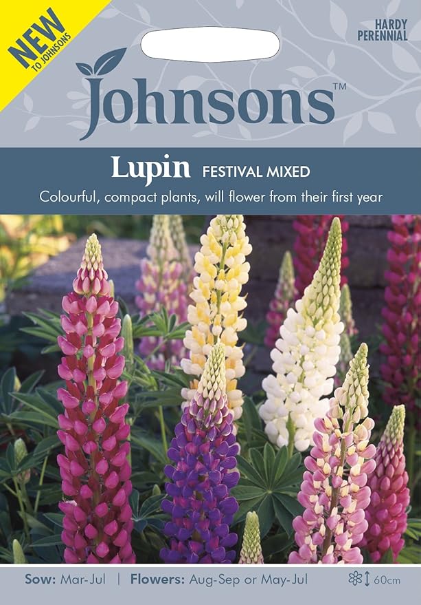Amazon Jofl 英国ジョンソンズシード Lupin Festival Mixed ルーピン ルピナス フェスティバル ミックス 花