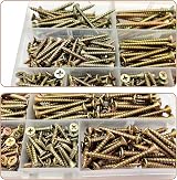 ZHENGYYUU 335 Pcs Wood Screw Assortment Kit M3.5/M4 Self Tapping Zinc Plated view 3