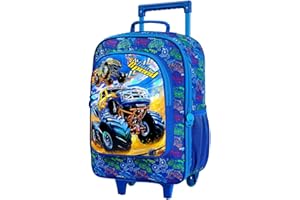 KLFVB Kids Luggage for Boys Girls, Cute Rolling Wheels Suitcase for Toddler, Children Travel Carry on Suitcase