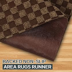 Heyroll Custom Size Hallway Runner Rug, Backed